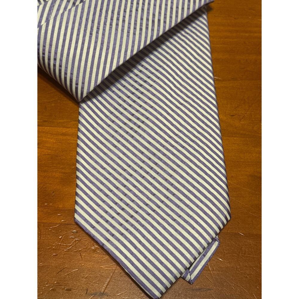 Jos. A. Bank‎ Executive Collection 100% Silk Necktie, Blue Stripe NWOT
